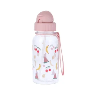 Gourde avec paille Fruits personnalisable