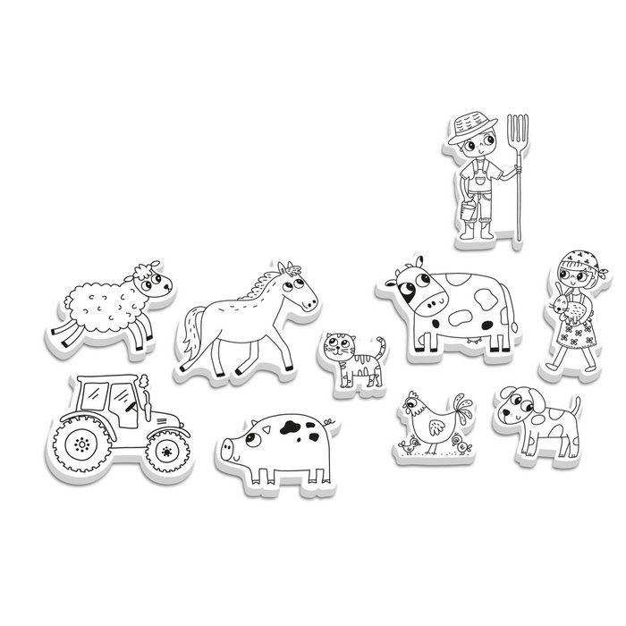 Personnages à tamponner ma petite ferme – Créa Lign’ – Image 3