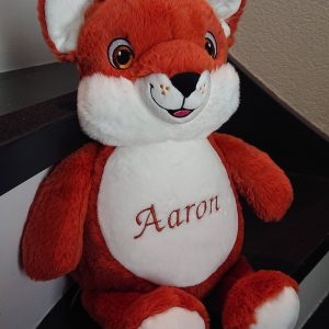 Peluche renard personnalisable