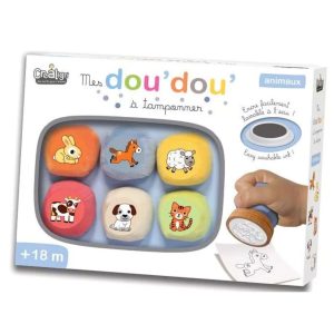 Coffret Dou’dou’ animaux à tamponner _ Créa Lign’