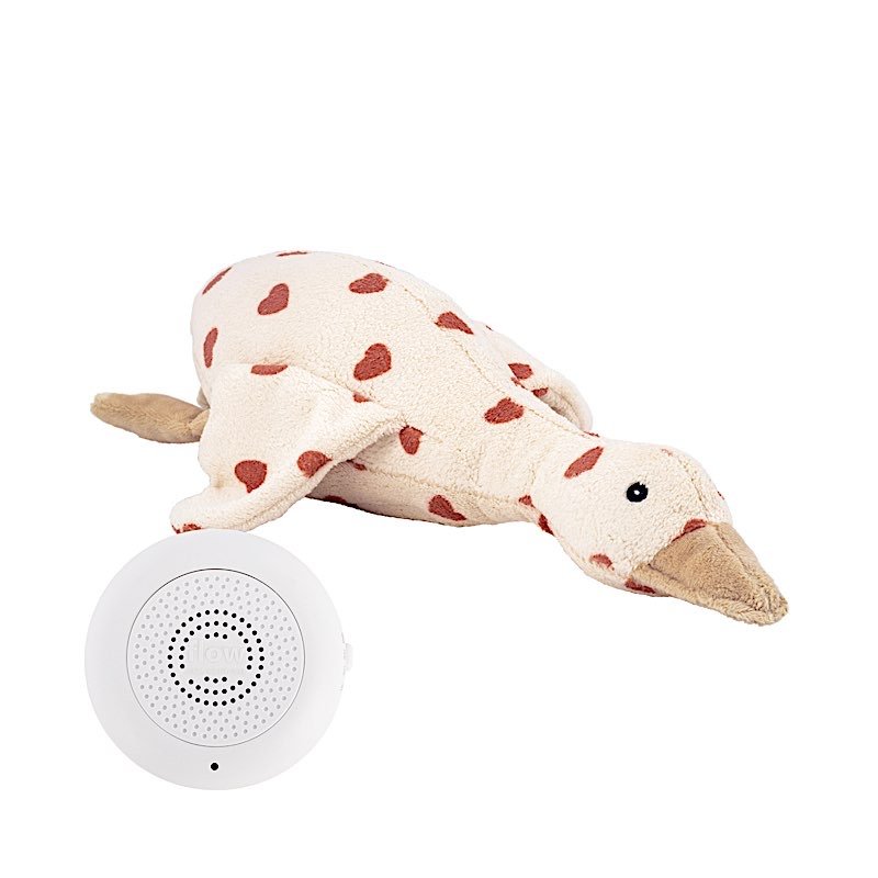 Peluche bruit blanc Liva l’oie « COEUR » Edition limitée RECHARGEABLE – Image 2