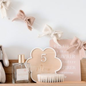 Guirlande Noeuds en laine feutrée