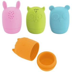 Set de 4 jouets de bain en silicone