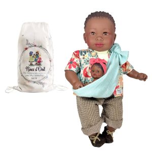 Poupée Amir et son bébé – Nines d’Onil