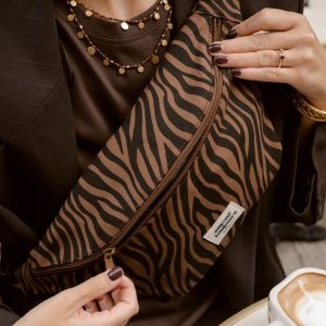 Sac banane adulte Zèbre foncé amour toujours