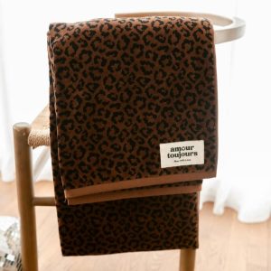 Serviette de bain léopard