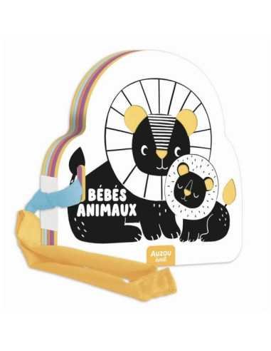 Livre poussette noir et blanc – Bébés animaux