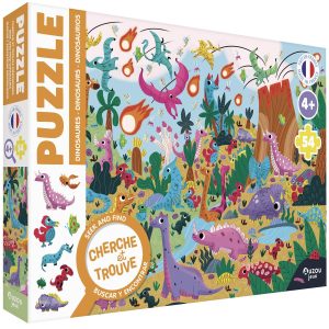 Puzzle cherche et trouve – Les dinosaures