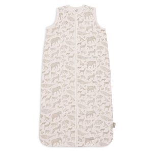 Gigoteuse légère en gaze de coton Animals Nougat 110cm