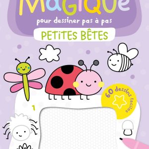 Mon ardoise magique pour dessiner pas à pas – Petites bêtes