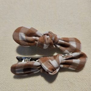 Barrettes vichy C (lot de 2)