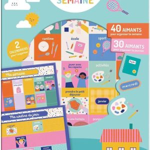 Mon aventure aimantée – Mon calendrier de la semaine