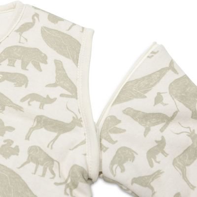 Gigoteuse manches amovibles 90cm Animals Olive Green – Image 6