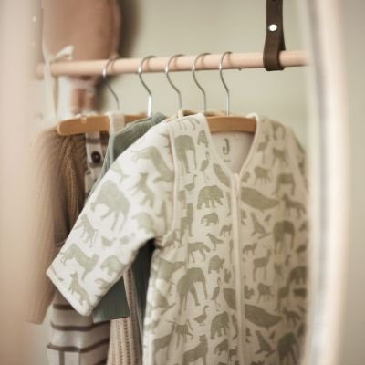 Gigoteuse manches amovibles 90cm Animals Olive Green – Image 4