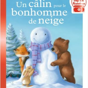 Un câlin pour le bonhomme de neige
