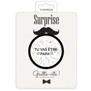 Carte à gratter – Tu vas être papa