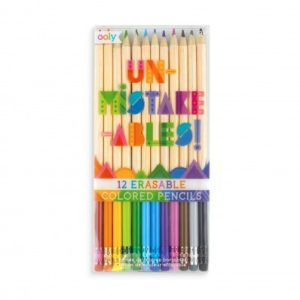 12 crayons de couleurs effaçables – Ooly