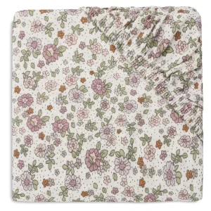 Drap-housse 70x140cm Retro Flowers – Jollein