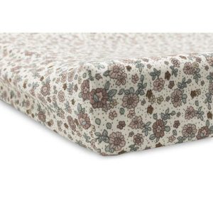 Housse matelas à langer Jersey 50x70cm Retro Flowers