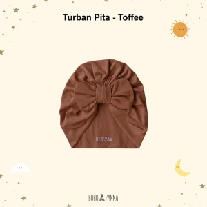 Turban bébé avec noeud _ Brun