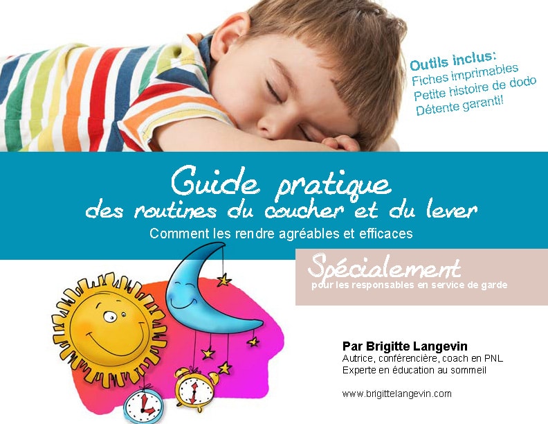 -Guide pratique- Routines du coucher et du lever – pour milieu de garde