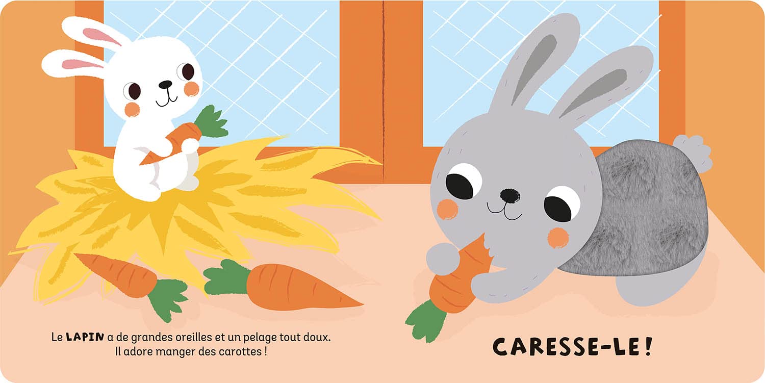 Les p’tits tout doux – Coffret à toucher – Les animaux de la ferme – Image 4