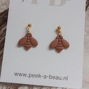 Boucles d&rsquo;oreilles pour enfants – Abeille
