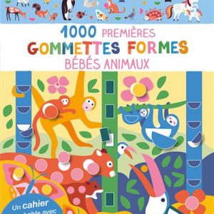 1000 premières gommettes formes – bébés animaux