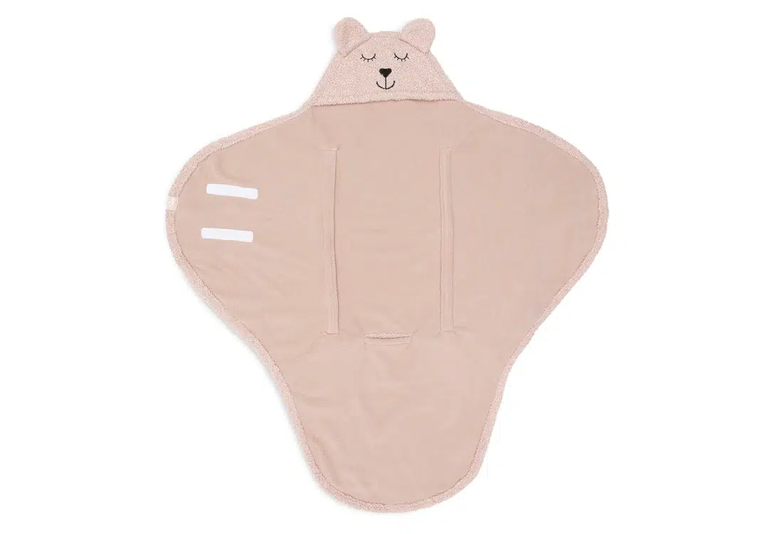 Couverture portefeuille Bear Boucle Wild Rose – Jollein – Image 3