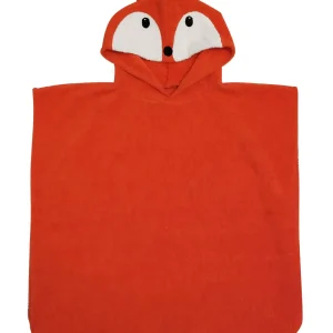 Poncho de bain enfant 100% coton biologique _ Renard (personnalisable)