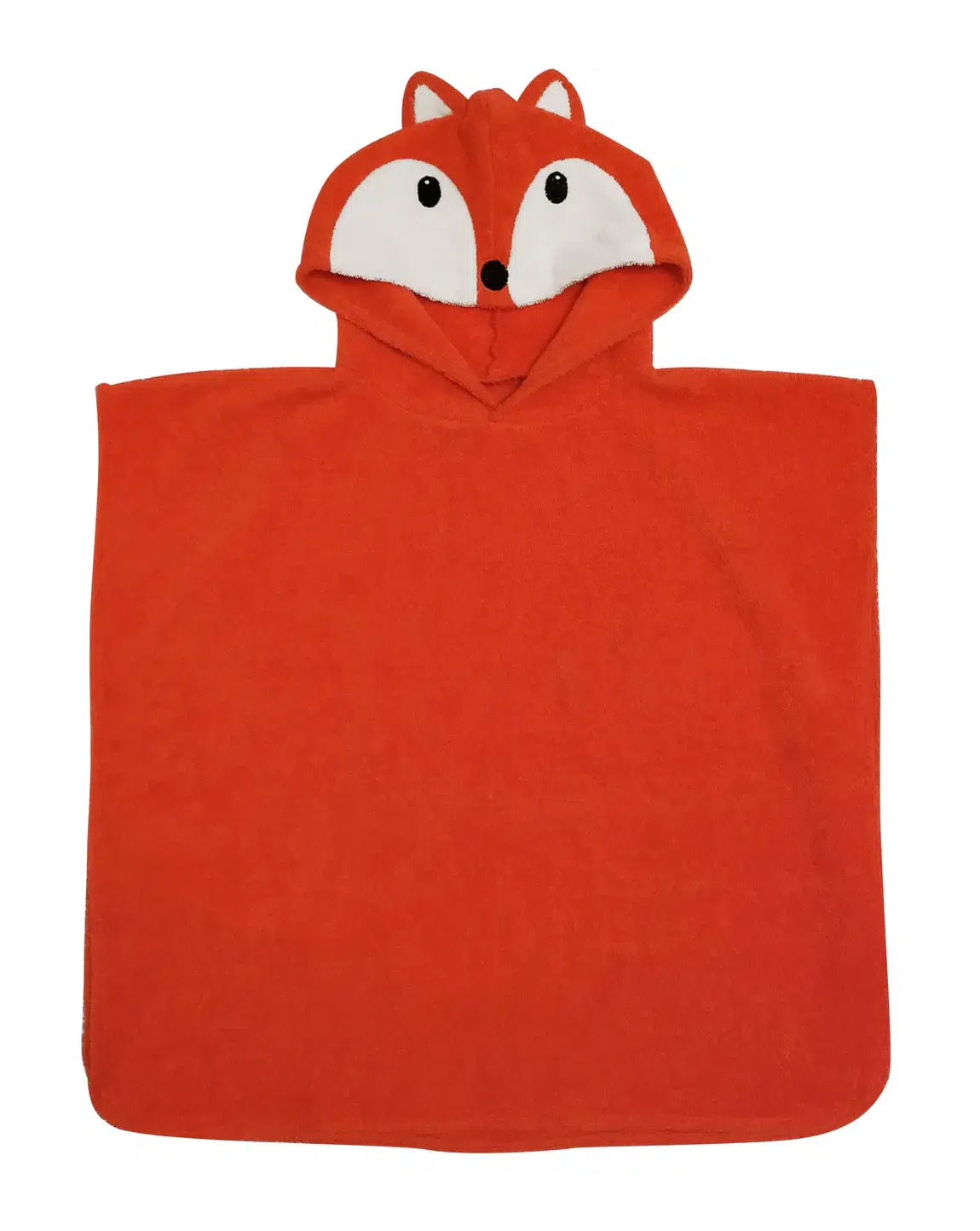 Poncho de bain enfant 100% coton biologique _ Renard (personnalisable)