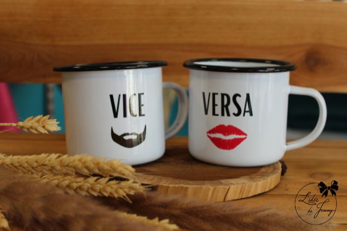 Ensemble de mugs “Vice-Versa”