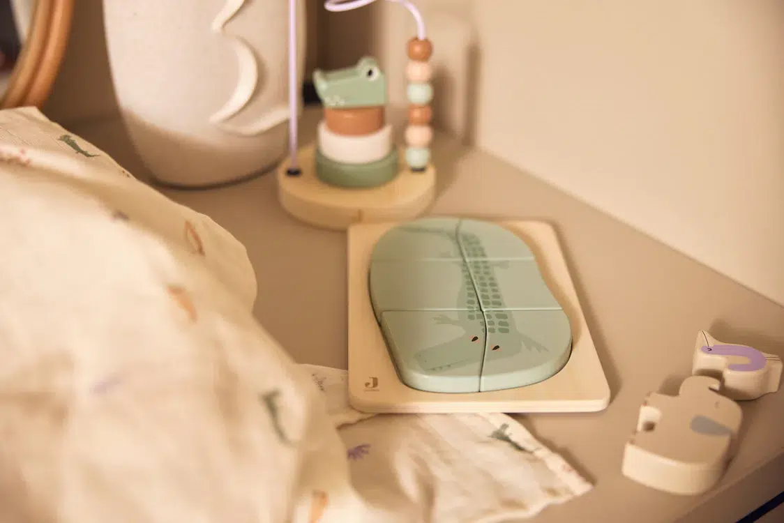 Boulier et anneau à empiler en bois Jungle Jambo Croco – Image 3