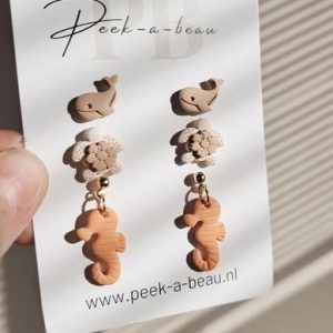 Boucles d&rsquo;oreilles pour enfants – Mer