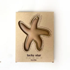 Anneau de dentition Lucky Star Taupe