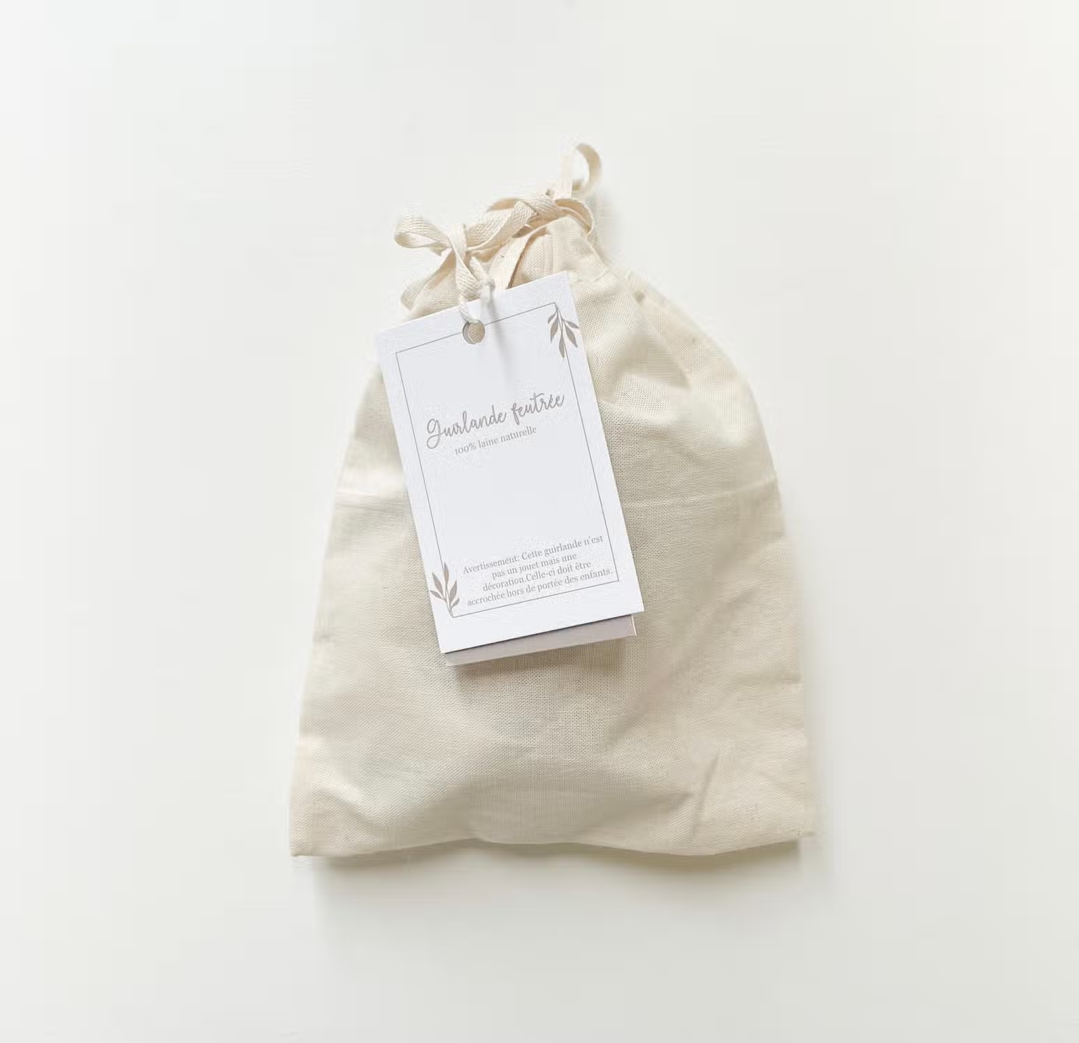 Guirlande fleurs en laine feutrée – Image 4