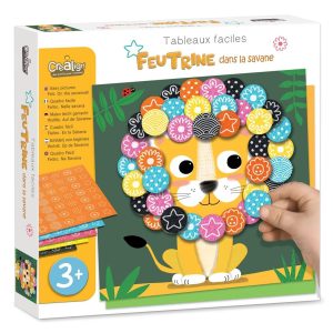 Tableaux de feutrine «dans la savane» – Créa Lign&rsquo;