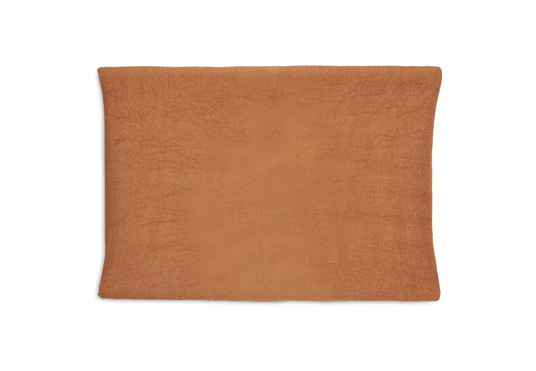 Housse Matelas à Langer Éponge 50x70cm – Caramel/Biscuit – 2 pièces – Image 2