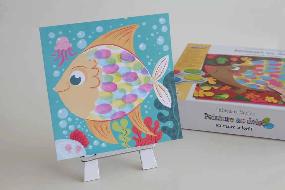 Peinture au doigt Animaux colorés – Créa Lign’ – Image 6