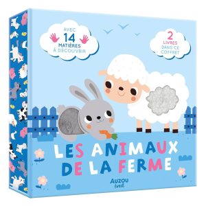 Les p’tits tout doux – Coffret à toucher – Les animaux de la ferme
