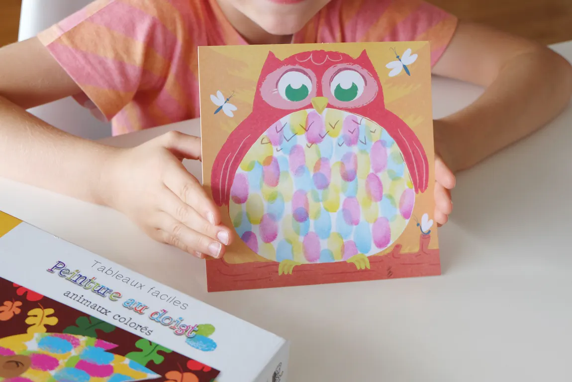 Peinture au doigt Animaux colorés – Créa Lign’ – Image 3