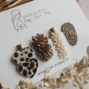 Lot de barrettes pinces crocodiles Skye Lizz