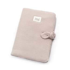 Protége carnet de santé Nude powder Babyshower