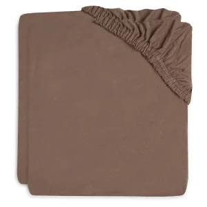 Drap-housse berceau Jersey 40/50×80/90cm Chestnut (pack de 2)