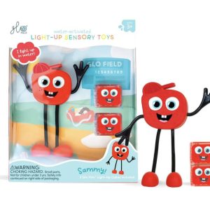 Cubes lumineux personnage Sammy rouge GLO Pals
