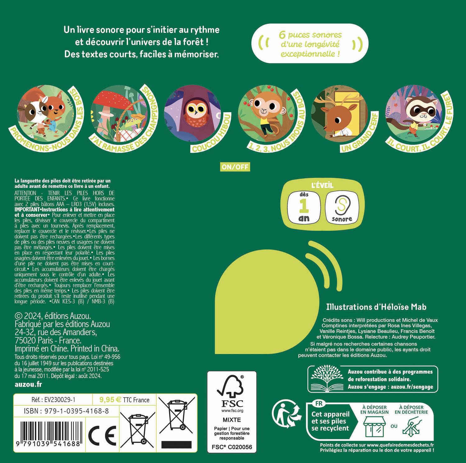 Mes premiers sonores – Mes comptines de la forĂȘt â Image 4