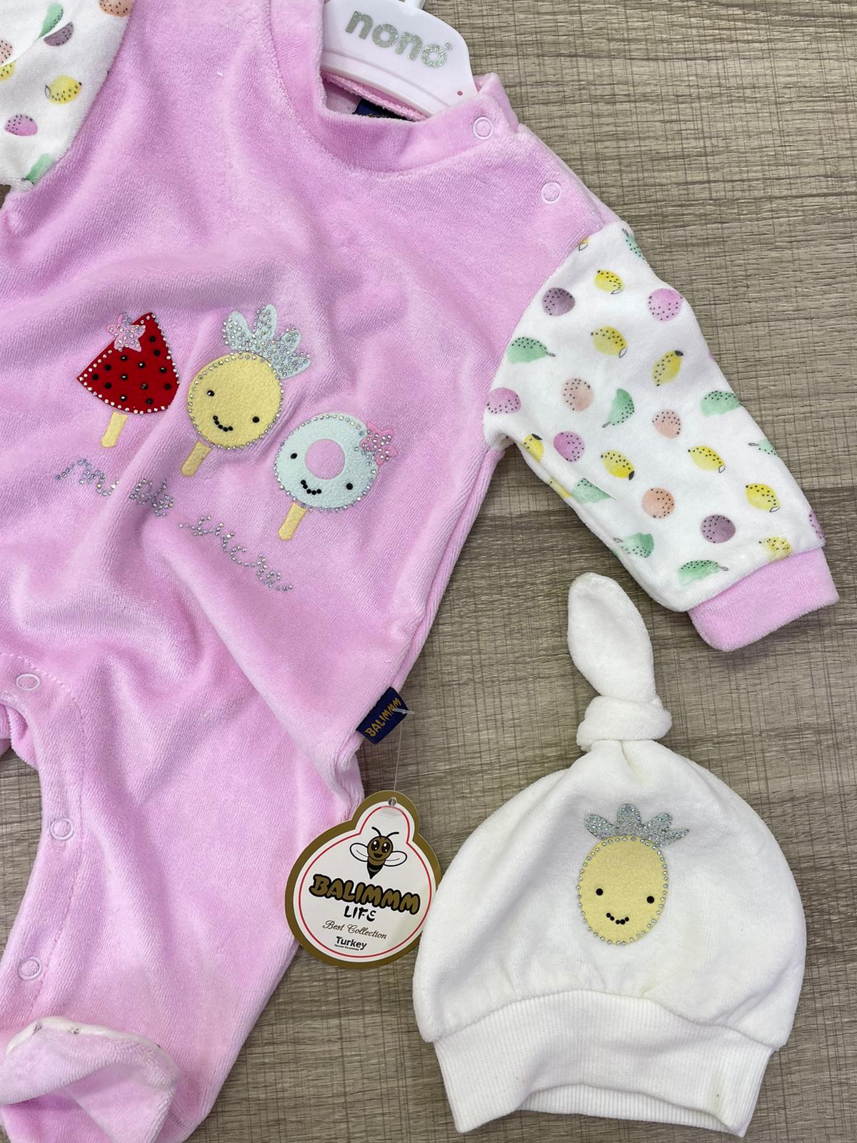 GRENOUILLÈRE VELOURS FILLE