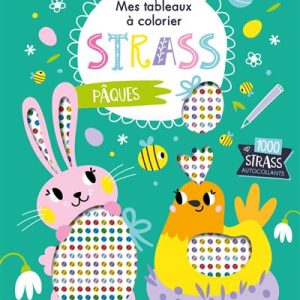 Mes tableaux à colorier Strass Pâques