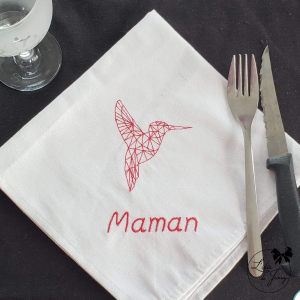Serviette de table personnalisée