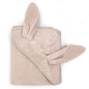 Cape de bain bunny Nude powder Babyshower